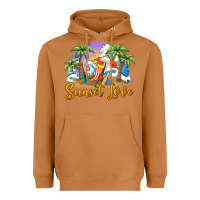 Meerkat sunset love Heavyweight Hoodie - BarkalooDesign