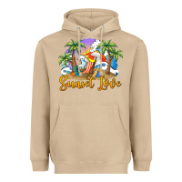 Mushroom sunset love Heavyweight Hoodie - BarkalooDesign