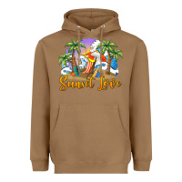Toasted Coconut sunset love Heavyweight Hoodie - BarkalooDesign
