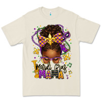 Bone mardi gras mama afro messy bun Premium Tee - texasbilliewilder