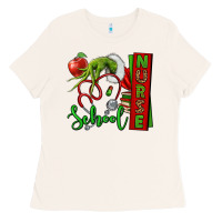 Bone Christmas Character Nurse Ladies Tee - NancyCooperArtShop