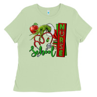 Matcha Christmas Character Nurse Ladies Tee - NancyCooperArtShop