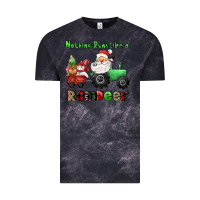 Cloud Black nothing runs like a reindeer Vintage Tee - CowGirlArtShop