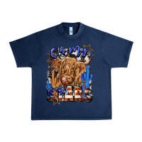 Navy oh my stars Urban Heavy Tee - CowGirlArtShop