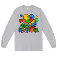 Moon Dust different is beautiful autism Long Sleeve Tee - OliviaCreatesArt