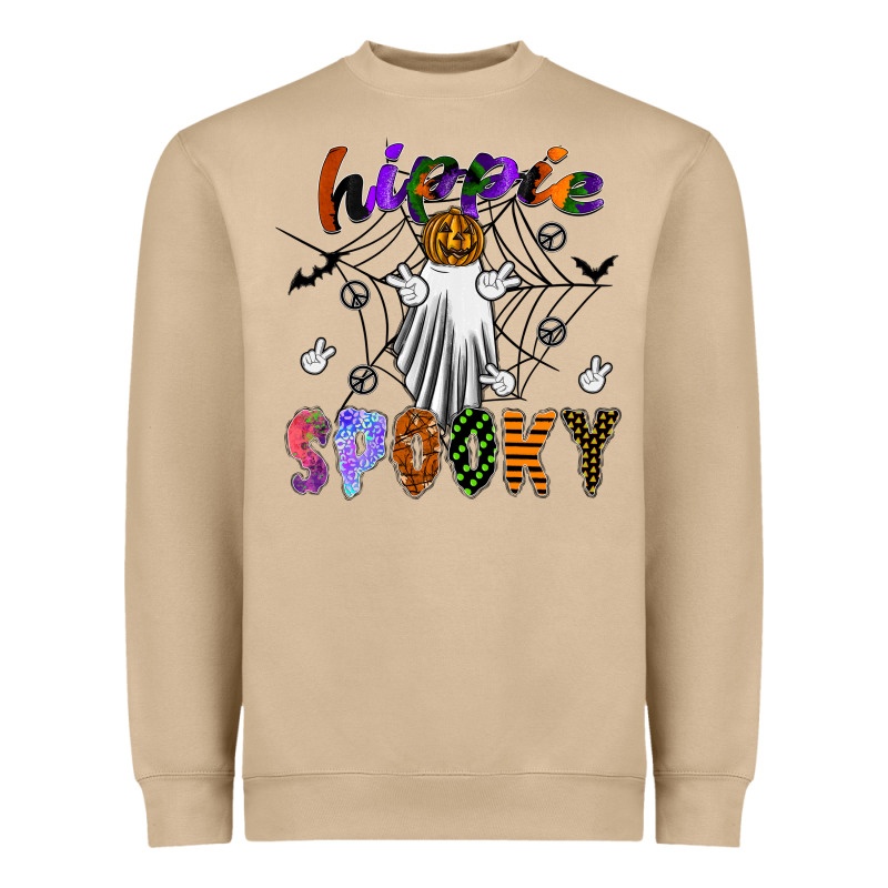 Hippie Spooky Heavyweight Sweatshirt by SublimationCraftShop | Teevron