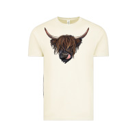Vintage Arctic Black highland cow Vintage Tee - RanaPortraitStore