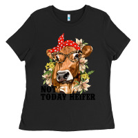 Black Cute Heifer Ladies Tee - texasbilliewilder