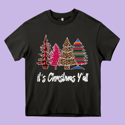 It S Christmas Y All Heavy Core Tee Designed By Bettercallsaul