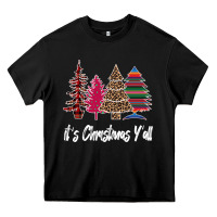 Black It s Christmas Y all Heavy Core Tee - Bettercallsaul