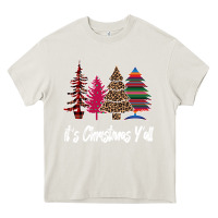 Cream It s Christmas Y all Heavy Core Tee - Bettercallsaul