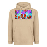 Mushroom crab and starfish  cup Heavyweight Hoodie - BarkalooDesign