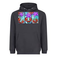 Smoke crab and starfish  cup Heavyweight Hoodie - BarkalooDesign
