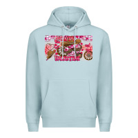 Blue Mist Howdy Valentine Premium Hoodie - CowhideDigitalArt