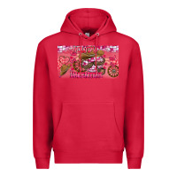 Cardinal Howdy Valentine Premium Hoodie - CowhideDigitalArt