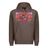 Coffee Howdy Valentine Premium Hoodie - CowhideDigitalArt