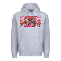 Heather Grey Howdy Valentine Premium Hoodie - CowhideDigitalArt