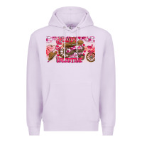 Lilac Howdy Valentine Premium Hoodie - CowhideDigitalArt