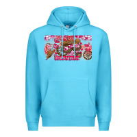 Ocean Blue Howdy Valentine Premium Hoodie - CowhideDigitalArt