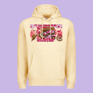 Howdy Valentine Premium Hoodie Designed By Cowhidedigitalart