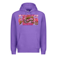 Purple Howdy Valentine Premium Hoodie - CowhideDigitalArt