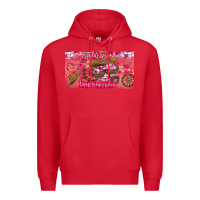 Red Howdy Valentine Premium Hoodie - CowhideDigitalArt