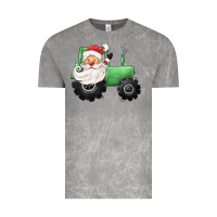 Cloud Rock santa tractor Vintage Tee - CowGirlArtShop