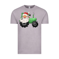 Vintage Zinc santa tractor Vintage Tee - CowGirlArtShop