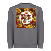 Storm joy to the world christmas cow Heavyweight Sweatshirt - LillyAllenDesigns