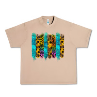 Burro turquoise leopard sunflowers colorful Urban Heavy Tee - RanaPortraitStore