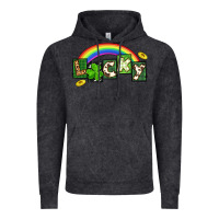 Vintage Black Lucky St. Patrick's Day Vintage Hoodie - CowGirlArtShop