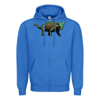 True Royal ankylosaurus Zipper Hoodie - Artiststas