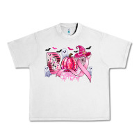 Lunar Rock boo pink pumpkin witch breast cancer Urban Heavy Tee - CowGirlArtShop