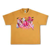 Peanut Butter boo pink pumpkin witch breast cancer Urban Heavy Tee - CowGirlArtShop