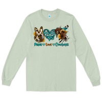 Matcha peace love cowboys Long Sleeve Tee - OliviaCreatesArt