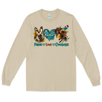 Mushroom peace love cowboys Long Sleeve Tee - OliviaCreatesArt