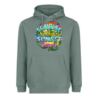 Sage sunrise sunburn sunset repeat Heavyweight Hoodie - BarkalooDesign