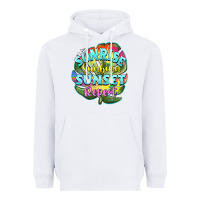 White sunrise sunburn sunset repeat Heavyweight Hoodie - BarkalooDesign