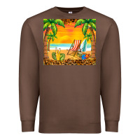Chestnut sunset beach Premium Sweatshirt - BarkalooDesign