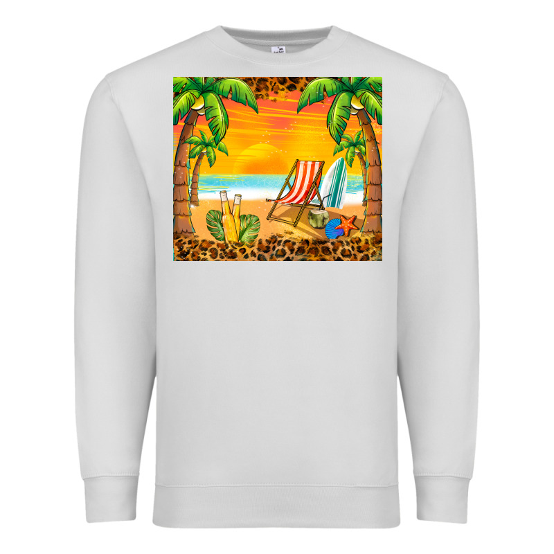 Sunset Beach Premium Sweatshirt by BarkalooDesign | Teevron
