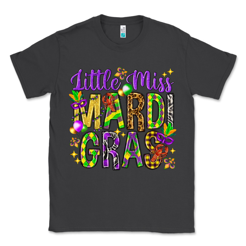 Little Miss Mardi Gras Hjf Classic Tee by HowdyJamesFarm | Teevron