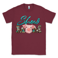 Burgundy show mom pig Classic Tee - Artiststas