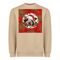 Mushroom christmas cow Heavyweight Sweatshirt - LillyAllenDesigns