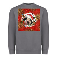 Storm christmas cow Heavyweight Sweatshirt - LillyAllenDesigns