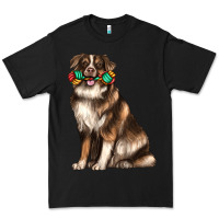 Black australian shepherd with rope toy Premium Tee - texasbilliewilder