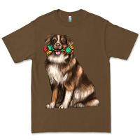 Cacao australian shepherd with rope toy Premium Tee - texasbilliewilder