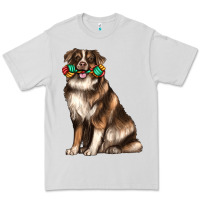 Dove Grey australian shepherd with rope toy Premium Tee - texasbilliewilder