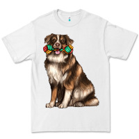 White australian shepherd with rope toy Premium Tee - texasbilliewilder