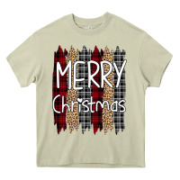 Mossy merry christmas leopard print Heavy Core Tee - Bettercallsaul
