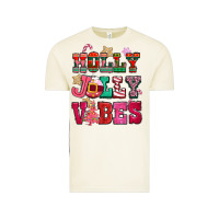 Vintage Arctic holly jolly vibes pink christmas Vintage Tee - CowGirlArtShop